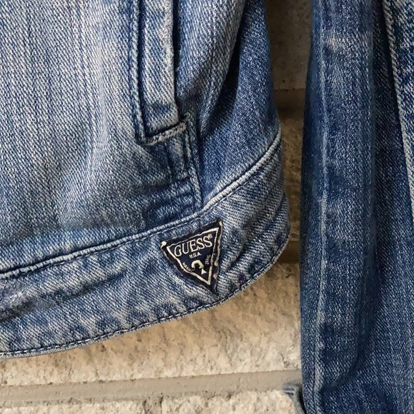 Guess Crop Jean Jacket - Picture 4 of 7